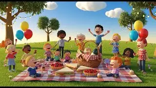 Daisy Delight Picnic Parade | Nursery Rhyme for Toddlers Kids Songs Sing Along 🌼🥪