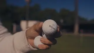 Chipping with NEW Wilson Staff Model X Golf Ball