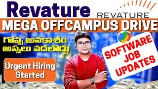 Revature Biggest Hiring | Mega Offcampus Drive Software Jobs| Latest jobs in Telugu | This is Vidhey