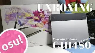 Unboxing Wacom Intuos CTH480 // (para jugar osu)