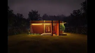 Architectural Night Rendering Animation