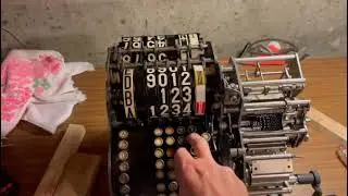 National Cash Register Model 1500 vintage cash register restoration