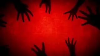Free Zombie Hand  ( halloween background )