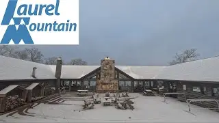 Skiing Lower Wildcat at Laurel Mountain, PA