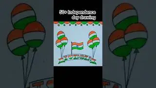 50+ VeryBeautiful Independence day Poster Drawing#drawing#independence day drawing#15august#tutorial