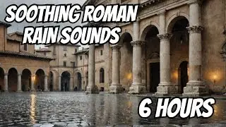 Relaxing 6 Hours Ancient Rome Rain Ambience