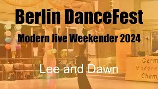 DanceFest 2024 - Berlin Modern Jive Weekender - Teachers&rsquo; Show Dance -  Lee and Dawn