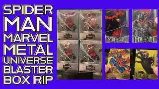 Spider Man Marvel Metal Universe Blaster Box Rip