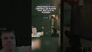 Jynxzi reacts to a controller player that destroys PC players  #rainbowsixsiege #r6siege