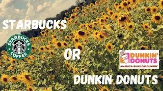 FALL 2020 // Trying fall drinks // Starbucks Vs. Dunkin Donuts
