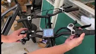 cruise control setting by kingmeter display for cmacewheel ebikes