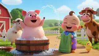 🎵 Farm Animals Morning Routine Song 🌞🐄 | Morning Routine Song for Kids | Nursery Rhymes & Baby Songs