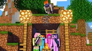 My Little Pony Speedrunner VS Hunter in Minecraft