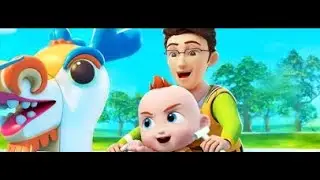 Row the boat song | Fun Family time for kids | Moj Cats And Kids songs