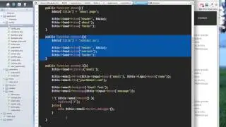 CodeIgniter from Scratch - Part 4 - Email Form