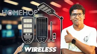Homehop 180 Watt Wireless Solar LED Street Light | Waterproof Solar Light With Remote Control