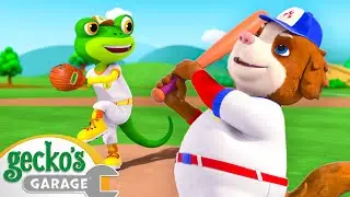 Baseball Break Down⚾ | Gecko's Garage | Kids Cartoons & Nursery Rhymes | Moonbug Kids