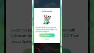 Choose Snivy Tepig or Oshawott! Unova Tour Global Limited Timed Research Pok&eacute;mon GO! #unova #pokemon