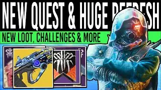 Destiny 2: NEW DLC QUEST & HUGE CONTENT RESET! New Mission, Challenges, XP Boost, Eververse (30 Aug)