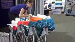 Take Down of a Hop Up Display - Pop Up Trade Show Displays from EXHIB-IT!