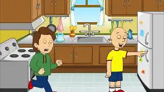 Caillou drinks milk at night/Grounded