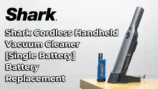 Shark Cordless Handheld Vacuum Cleaner WV200 - Vacuum battery replacement tutorial CS-EWV220VX