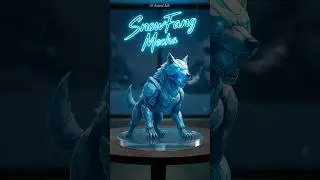 SNOWFANG MECHA | The Wolf of Frozen Steel🐺🤖 #shorts #viral #animaltransformation