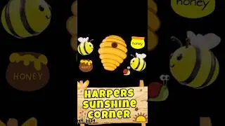 Garden Melody: High-Contrast Floral Journey with Dancing Bees for Babies
