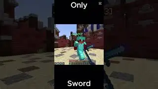 Minecraft Only Sword  #minecraftpvp #onlysword