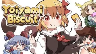 Yoiyami Biscuit Hard Mode Gameplay &ndash; Abusing Rumia&rsquo;s Homing Pretzel Ez Win Touhou Roguelite Fangame