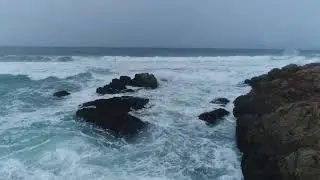 Faded Ocean Drone Video