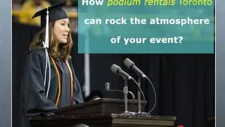 Audio Rental in Toronto &ndash; Setting the mood for your event