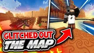 GLITCHING OUT THE MAP! * SECRET SPOT* (Minecraft Murder Mystery Trolling)