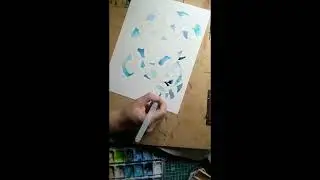 Art and Poem Collapse Anouska Donna  #watercolor #art #poetry #poem #shorts #painting #asmr
