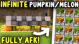 EASIEST PUMPKIN/MELON Farm Minecraft 1.21! (Java & Bedrock)
