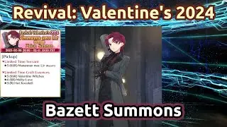 [FGO NA] Bazett summons on the Valentine's 2025 Banner