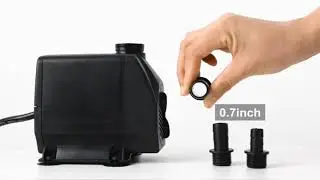 Svanur 25W 1500L/H Ultra-Quiet Submersible Water Fountain Pump Filter Fish Pond, Aquarium Water Pump