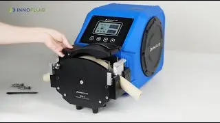 Innofluid HP300/DZ45 peristaltic pump Open head stop running function