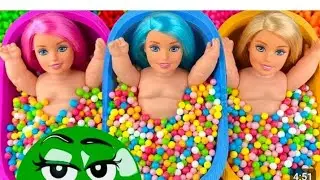 Satisfying - Magic BathTubs & Mixing Candy ASMR with Kinder Joy, Slime, Playdoh Big Video