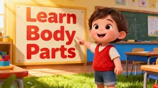 Parts of Body | Body Parts Name | 10 Body Parts | Body Parts Name in English with Pictures | Toddler