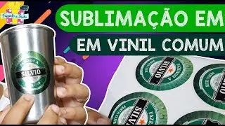 Adesivo em VINIL com impressão a PROVA D'água! Sublimação em VINIL COMUM!
