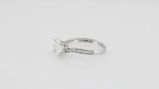 [RR132] : Oval Swirl Ring