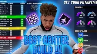 SNAGAHOLIC NEW CENTER BUILD IN NBA 2K21! BEST BUILD AFTER PATCH!(CURRENT GEN)