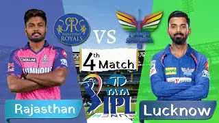 IPL 2024 : RR vs LSG LIVE Match 4 , Rajasthan vs Lucknow | IPL Live Score & Commentary #ipl #cricket