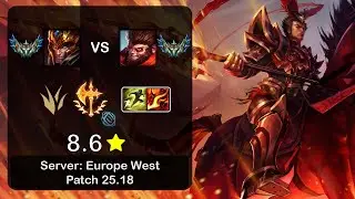 Jarvan IV Jungle vs Wukong - EUW Challenger - Patch 25.18