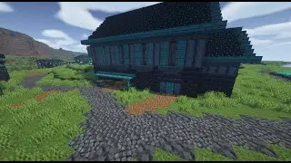 A Hillside House & Diagonal House Ep 9 | Medieval Fantasy | Minecraft Timelapse