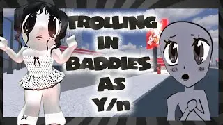 TROLLING AS Y/N IN BADDIES ROBLOX { LAPTOP GAMPLAY}