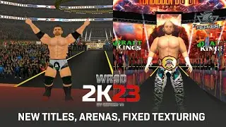 WR3D 2K23 V1.1 BY SEPKER | NEW TITLES, ALL NEW ARENAS, APRON TEXTURING FIXED AND MORE
