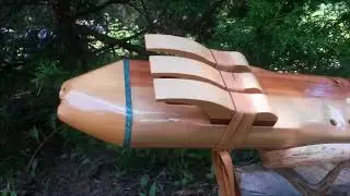 Falcon Flutes F#F#B 12 Hole Triple Flute in Red Cedar