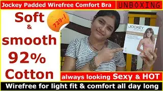 JOCKEY Woman WIRE-FREE Padded Bra 1723 | UNBOXING